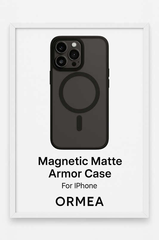 ORMEA Magnetic Armor Case – Magsafe Matte iPhone Cover 15/16