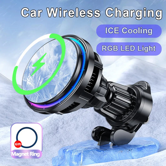 15W Magnetic Car Charger – Ice Cooling, Fast Wireless Charging | ORMEA
15W Magnetisk Billaddare – Iskylning & Snabbladdning | ORMEA