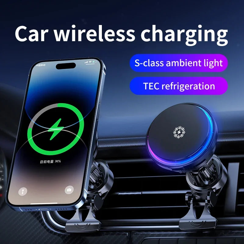15W Magnetic Car Charger – Ice Cooling, Fast Wireless Charging | ORMEA
15W Magnetisk Billaddare – Iskylning & Snabbladdning | ORMEA