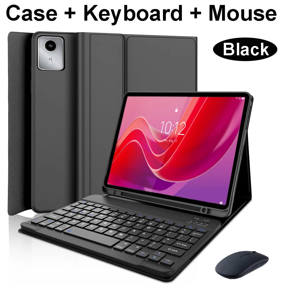 Case for Lenovo Tab M11 11inch,Bluetooth Keyboard cover for Xiaoxin Pad 11 in 2024/2025,for Lenovo Idea Tab 11 Smart Stand Cover