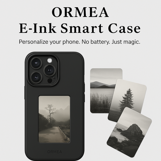 ORMEA NFC E-Ink iPhone Case – Battery-Free Display Case ORMEA NFC E-Ink