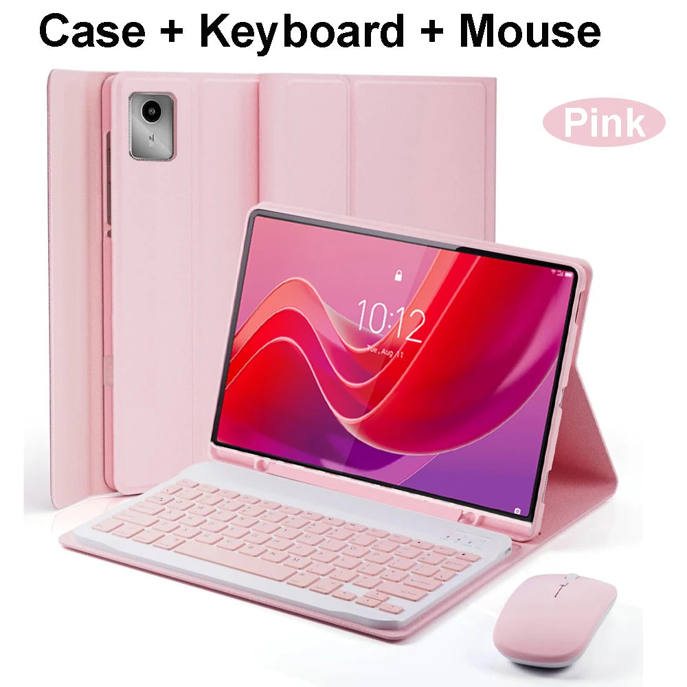 Case for Lenovo Tab M11 11inch,Bluetooth Keyboard cover for Xiaoxin Pad 11 in 2024/2025,for Lenovo Idea Tab 11 Smart Stand Cover