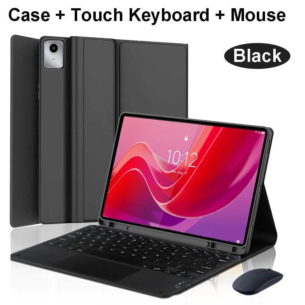Case for Lenovo Tab M11 11inch,Bluetooth Keyboard cover for Xiaoxin Pad 11 in 2024/2025,for Lenovo Idea Tab 11 Smart Stand Cover