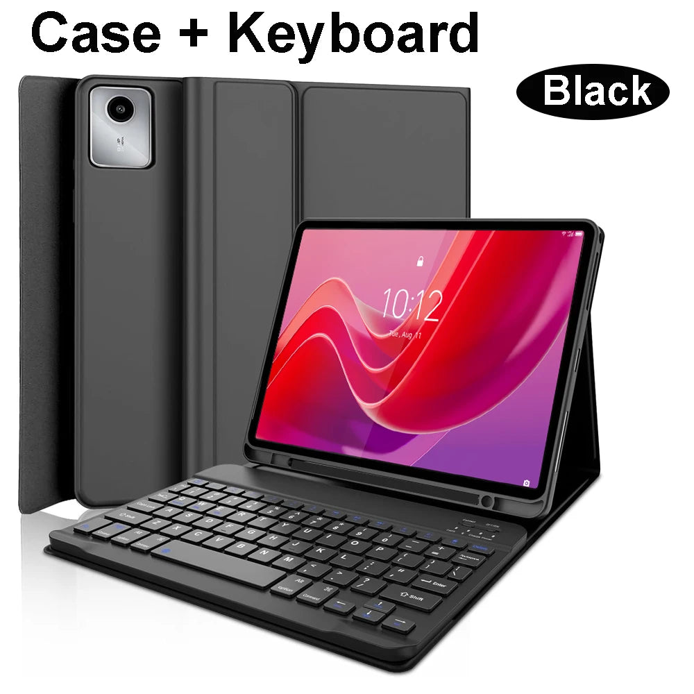 Case for Lenovo Tab M11 11inch,Bluetooth Keyboard cover for Xiaoxin Pad 11 in 2024/2025,for Lenovo Idea Tab 11 Smart Stand Cover