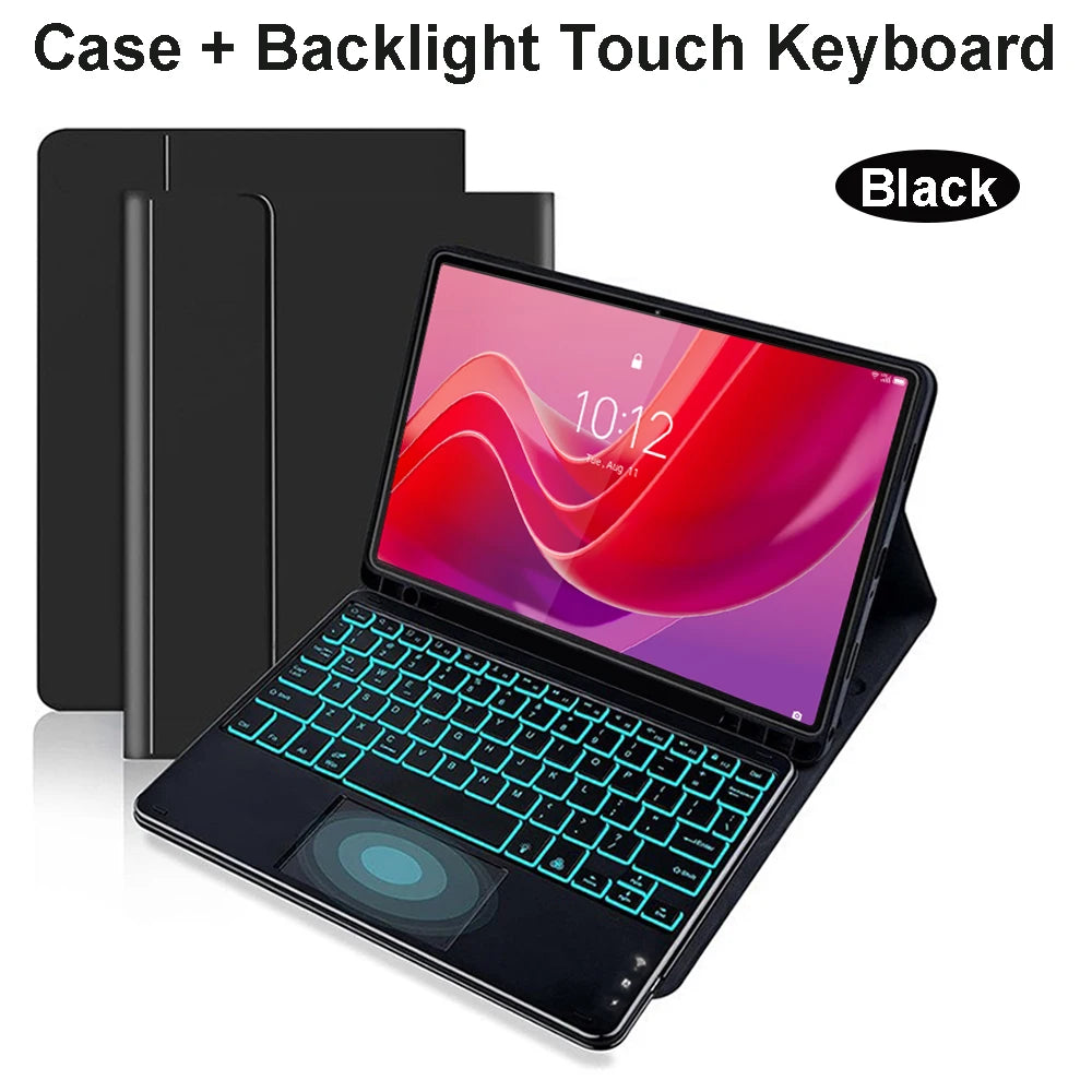 Case for Lenovo Tab M11 11inch,Bluetooth Keyboard cover for Xiaoxin Pad 11 in 2024/2025,for Lenovo Idea Tab 11 Smart Stand Cover