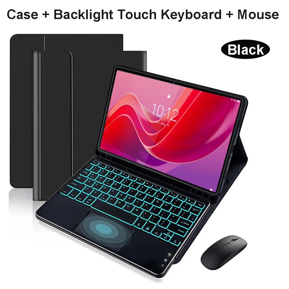Case for Lenovo Tab M11 11inch,Bluetooth Keyboard cover for Xiaoxin Pad 11 in 2024/2025,for Lenovo Idea Tab 11 Smart Stand Cover